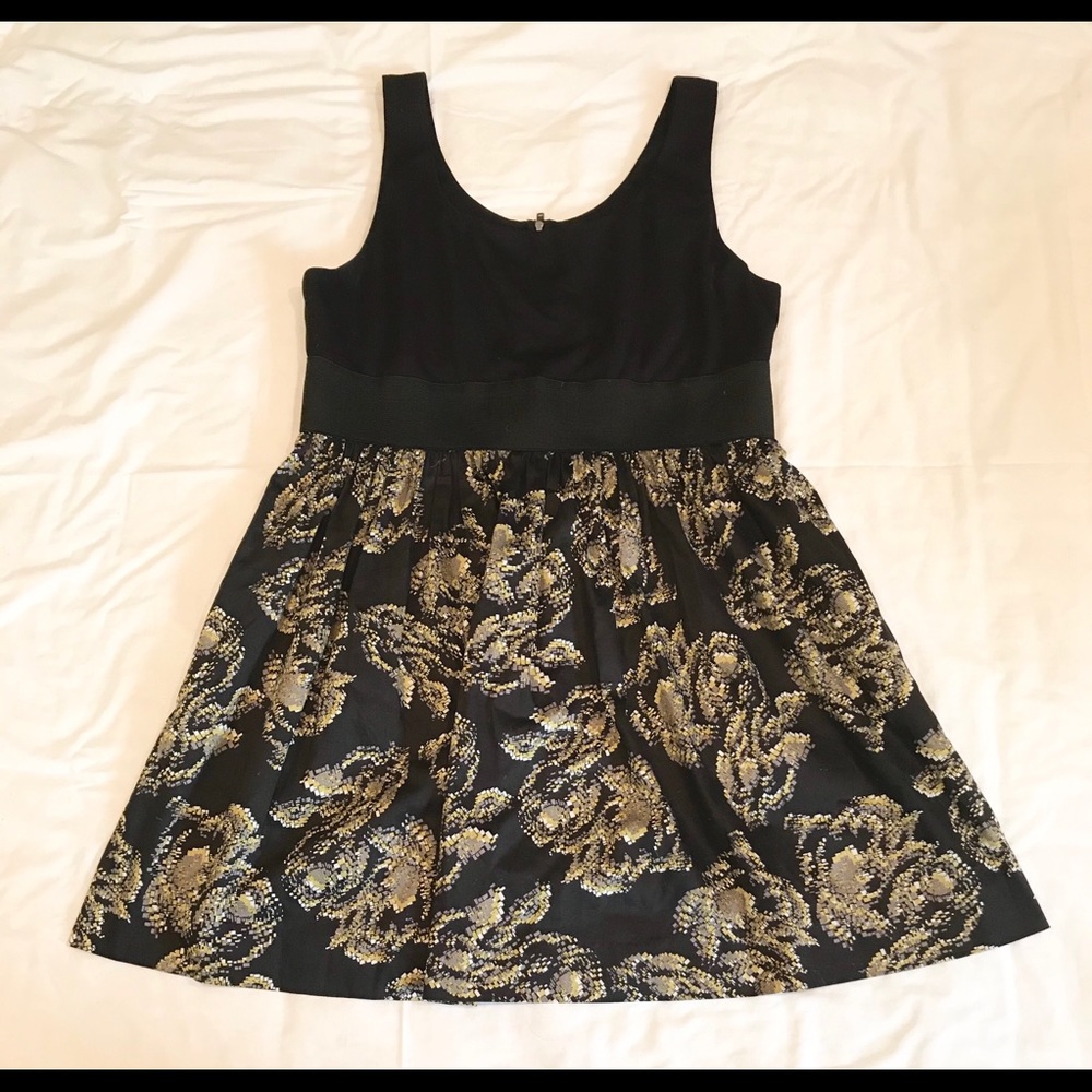 Elle Green/Black Skater Dress